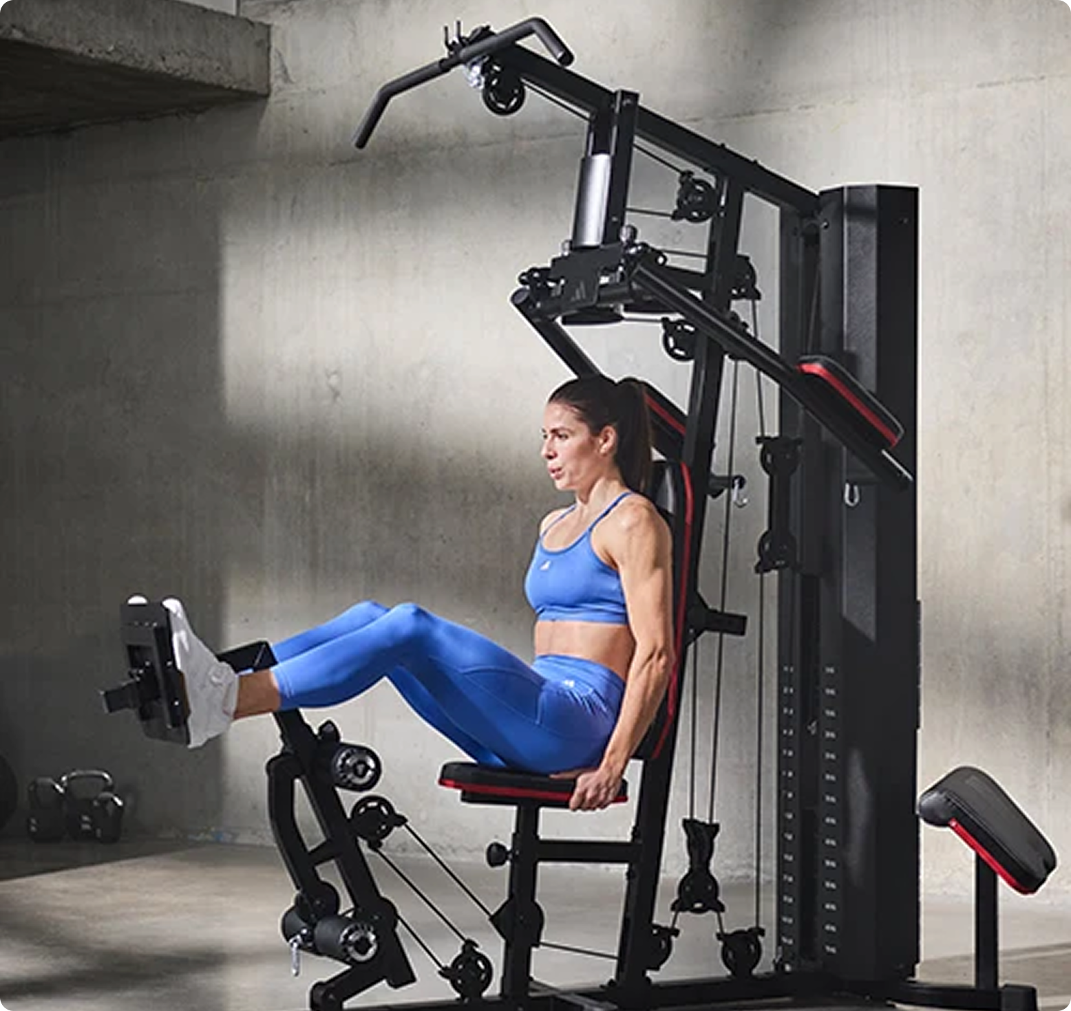 Integrated Leg Press & Leg Extender